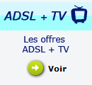Les offres ADSL + TV